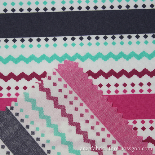 Fashion printed cotton thailand poplin fabric